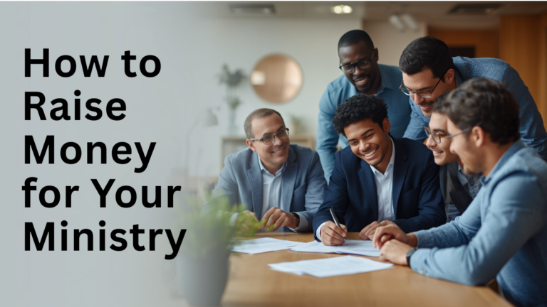 How to Raise Money for Your Ministry